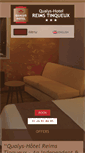 Mobile Screenshot of hotel-reims-tinqueux.com